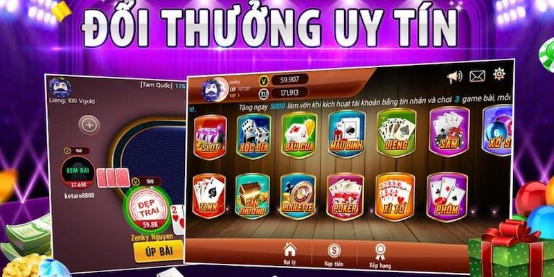 Game bài đổi thưởng nhận được sự tin tưởng và yêu thích