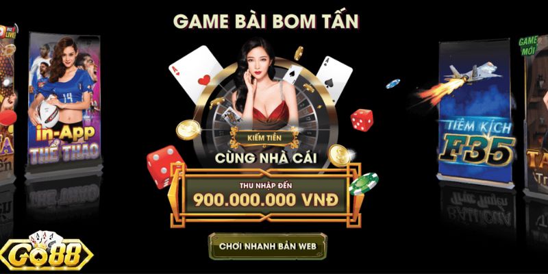 Go88 và các thể loại trò chơi đang hỗ trợ tại sảnh