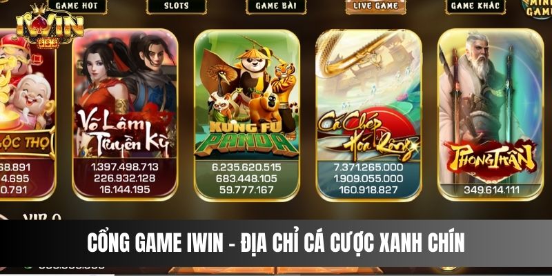 Cổng game IWIN – Địa Chỉ Cá Cược Xanh Chín