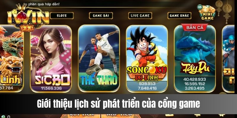 Giới thiệu lịch sử phát triển của cổng game