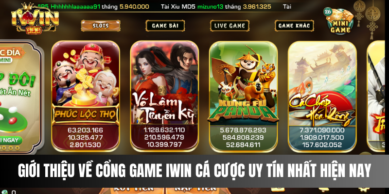 Giới thiệu về cổng game IWIN cá cược uy tín nhất hiện nay